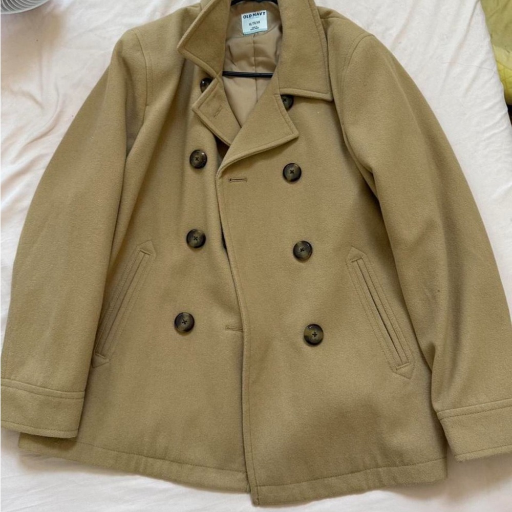 Old Navy Tan Peacoat